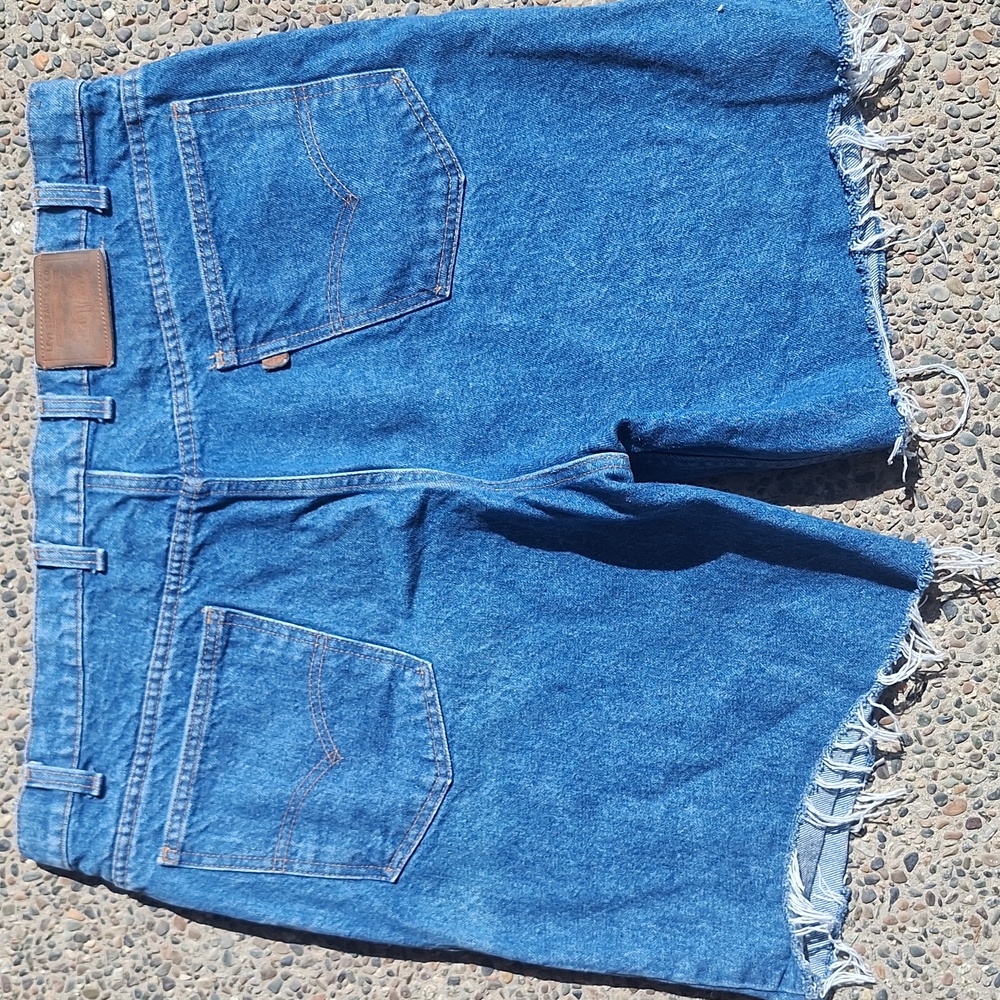 Vintage Levi's Leather Tab 540 Cut Off Jorts Jean Shorts Tag Size 44